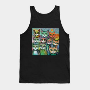 Gang of Cute Kittens Tank Top